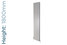AP-MAGFR18-WHAL-TH - Apollo Magenta Flat Aluminium Designer RAL 9006 Double Vertical Radiator H1800mm X W475mm AP-MAGFR18-WHAL-TH - Apollo Magenta Flat Aluminium Designer RAL 9006 Double Vertical Radiator H1800mm X W475mm